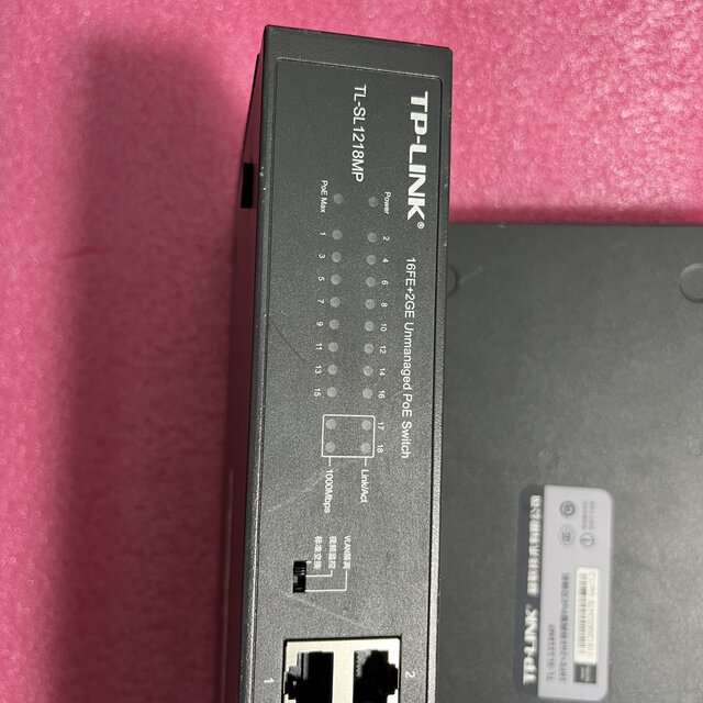 TP-LINK Gigabit switch TL-SL1218MP motherboard 16-port T535240-2 power board 53.5V2.4A