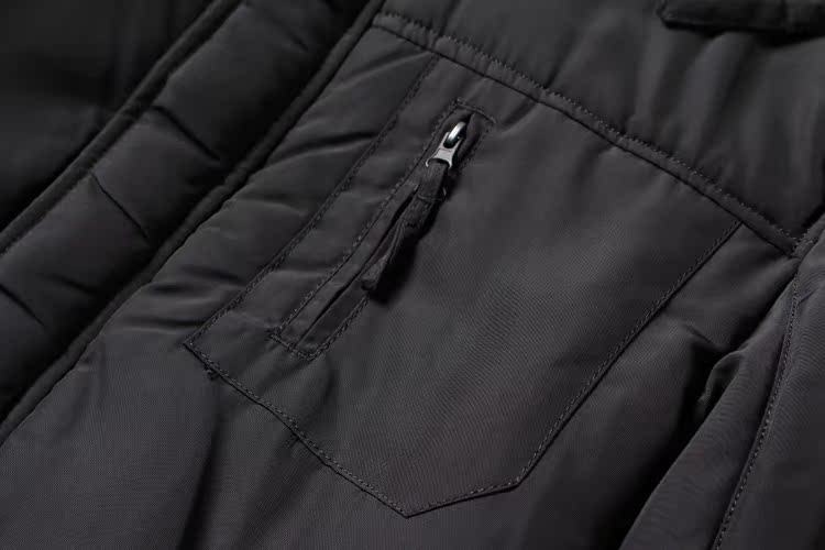 Áo khoác cotton nam thanh niên mùa đông giản dị cộng với nhung ấm áp quần áo cotton nhiều túi ngắn trùm đầu áo khoác cotton phiên bản nam áo khoác vest nam