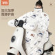 Electric Vehicle Windproof Cover, Winter Fleece-Lined and Thickened for Warmth, Waterproof and Cold-Proof Wind Shield for Electric Motorcycles, Autumn and Winter Model
