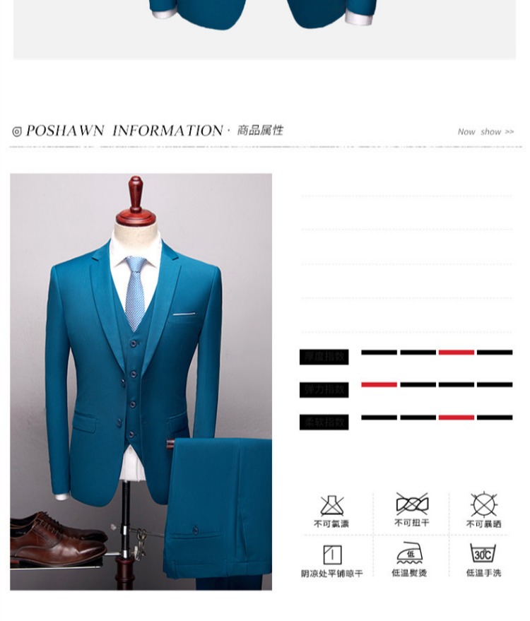 Mới kinh doanh bình thường cỡ lớn phù hợp với áo ba lỗ nam Slim solid màu cưới vest nam