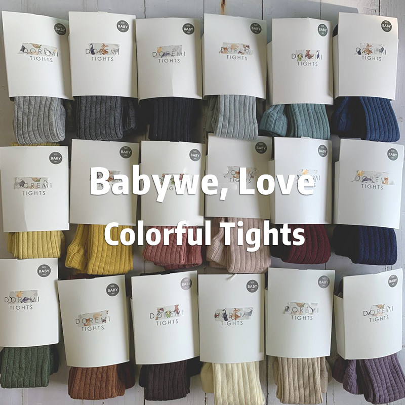 BabyWe Korea Made Children's Pit Backing Backing Backs and Pantyhose Girls Spring and Autumn Socks