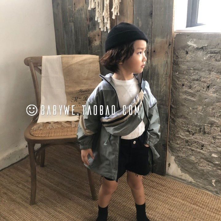 Spot BabyWe Korean Children's Children's Spring and Autumn Girls Boys with Long Ocean Fit Contains Pockets