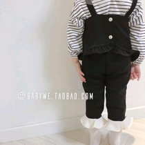 BabyWe Korean Childrens Clothing 2020 Fall Childrens Vest Pants Famous Yuan Feng Girls Kind Suite Ocean Gas New Model