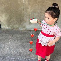 BabyWe Korean Childrens Dress 2020 New Girl Body Hanging Princess Short Dress