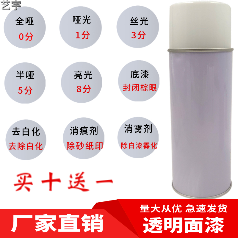 Spray Paint Tank Furniture Repair Materials Transparent Series Face Paint Hand Spray Paint Tank Wood special semi-matt bright finish lacquered