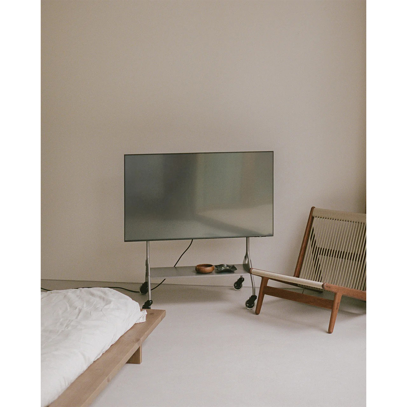 Pedestal Moon Raw Floor-Standing Tv Stand Limited Edition 40-70inch with Wheels and Movable