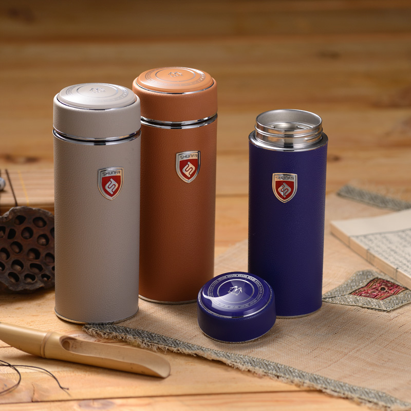 Shunfa 380ml Mingshi 304 stainless steel vacuum insulation cup office cup gift cup new product promotion