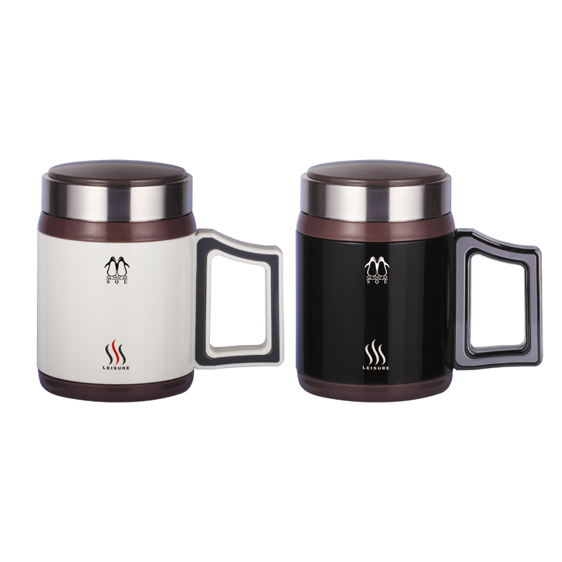 Smooth Hair 518ml Clear Comfort Fashion Men And Women's Office 304 Stainless Steel Double Layer Vacuum Insulated Cup With Tea Leak