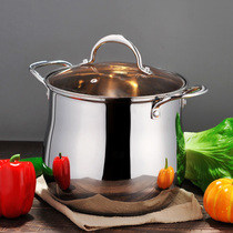 German quality Shunfa 18cm Wo Wei drum soup pot milk pot 304 stainless steel deepened soup pot Induction cooker universal