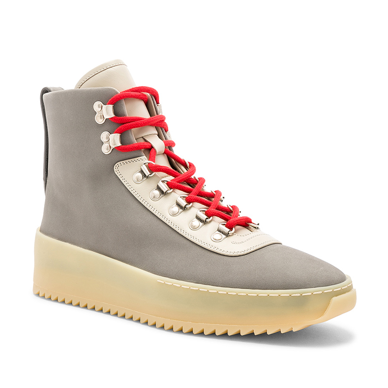 FOG lace-up short boots men's 2021 spring new retro men's tooling boots thick-soled heightened all-match net red men's boots