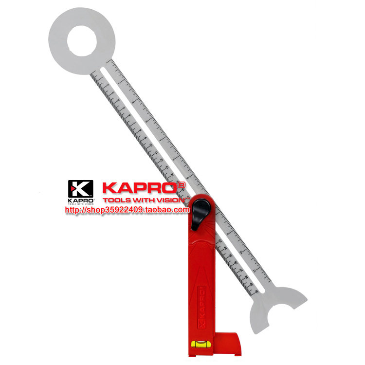 KAPRO tile punch marker Israel Cape Road Garbo 303 movable scribing ruler One blister