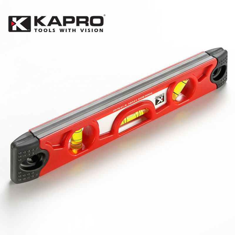 KAPRO Magnetic horizontal ruler 227 gradienter 3 levels bubble 23 cm Israel Cape road Carabao renovation