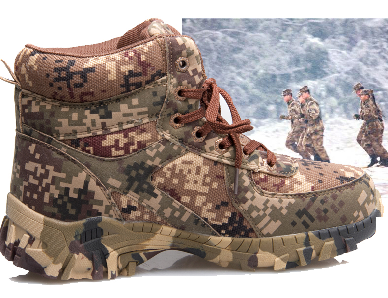 Boots militaires pour homme en Anti-fourrure - chaud - Ref 1396868 Image 15