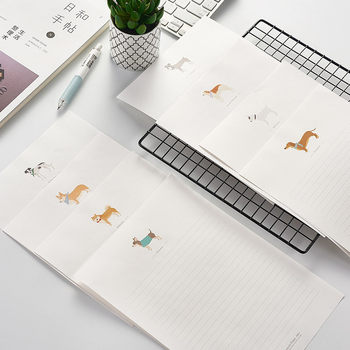 Small fresh animal shiba inu stationery set literary stationery romantic cute high-end christmas card love letter