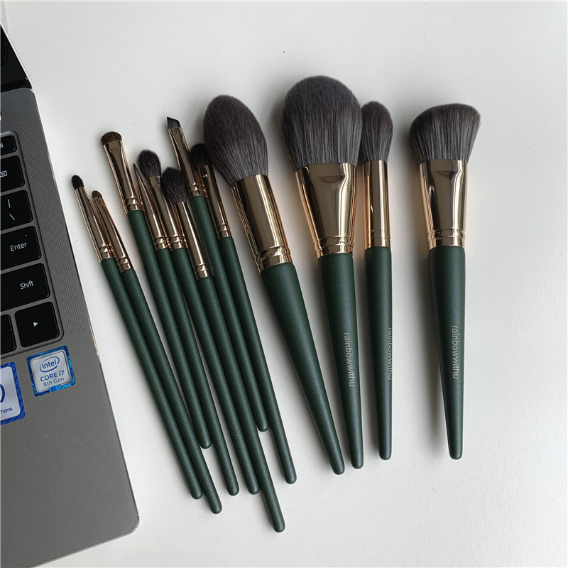 [Town Shop Treasure] 12 Makeup Brushes Animal Hair Loose Brush Blush