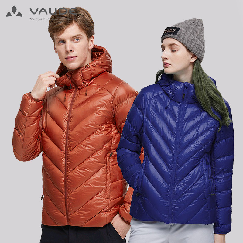 VAUDE Weide men and women's ultra-light tandem cap 95% goose down windproof and warm down jacket 800p