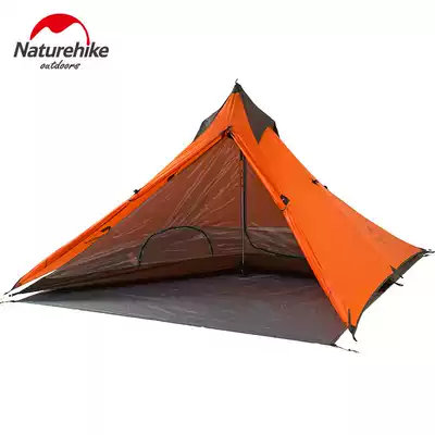 Naturehike Miserless NH17T030-L Single Sky Screen Ultra Light Outdoor Mountaineering A Tower Double Poleless Tent