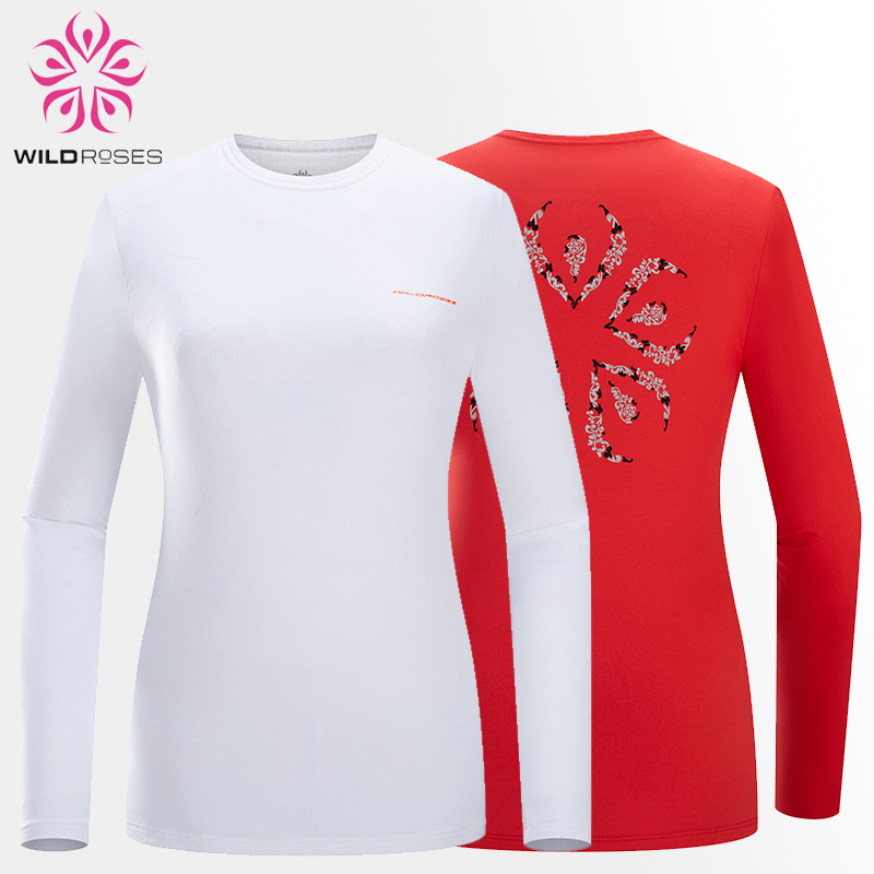 WILD ROSE WR8W1223 THIN SUEDE LONG SLEEVE T-SHIRT
