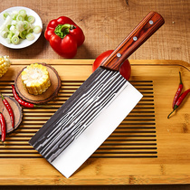 Chujia Knife Chef Hand Forging Cutter Cutting Cutter Cutting Meat Sharp No Grinding Household Knife Kitchen