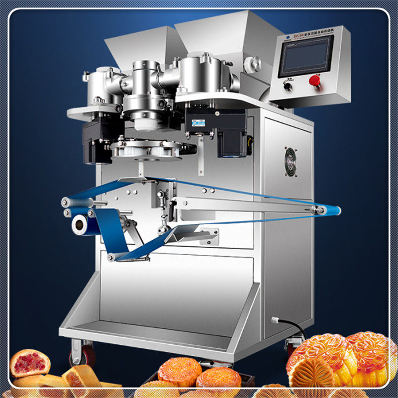 Xuzhong moon cake machine commercial automatic flow moon cake filling machine Canton-style five-nut red peach cake forming machine production line