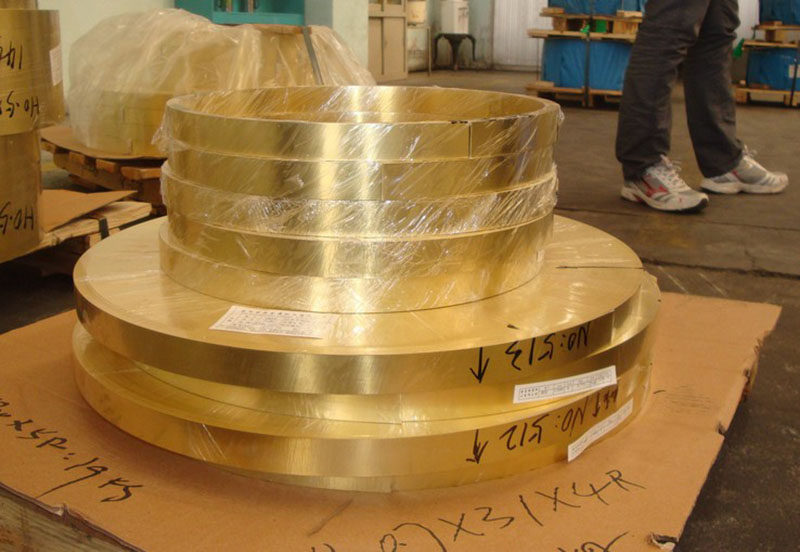 T2紫铜带磷铜带紫铜带加工红铜皮磷铜带合金铜材激光切割