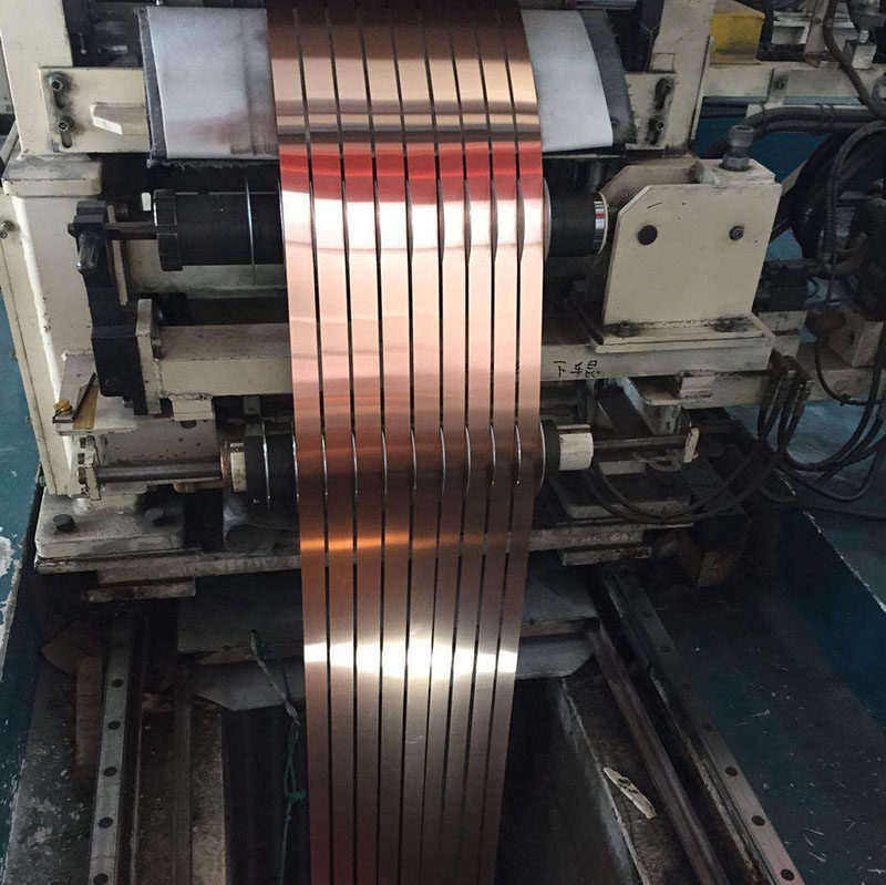 T2紫铜带磷铜带紫铜带加工红铜皮磷铜带合金铜材激光切割