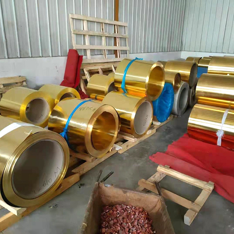 T2紫铜带磷铜带紫铜带加工红铜皮磷铜带合金铜材激光切割