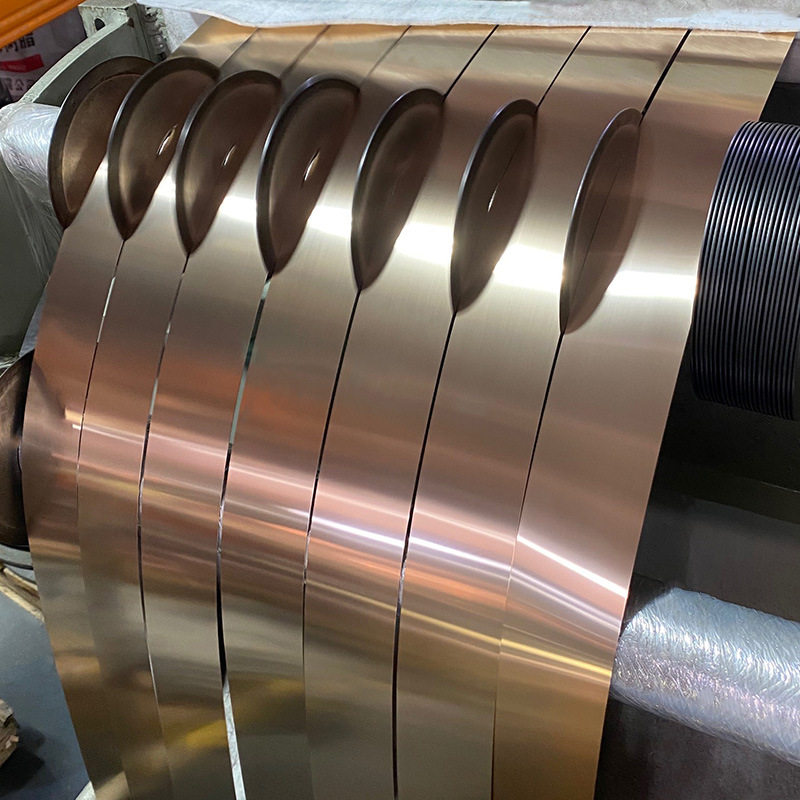 T2紫铜带磷铜带紫铜带加工红铜皮磷铜带合金铜材激光切割