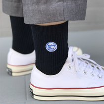 Todaynowind full cotton embroidered LOGO male and female lovers 100 hitchhiking 4 seasons 100 hitch casual sports socks