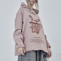 Harshandcruel Sketching Lovers of Lianhood and Men and Women Chaodee Graffiti Printed Loose Jacket