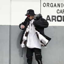 Hit the Collection Sculpture King Sweater Warm Base Mountain Sculptures Male And Female Loose Hip Hop Cotton Suit Jacket