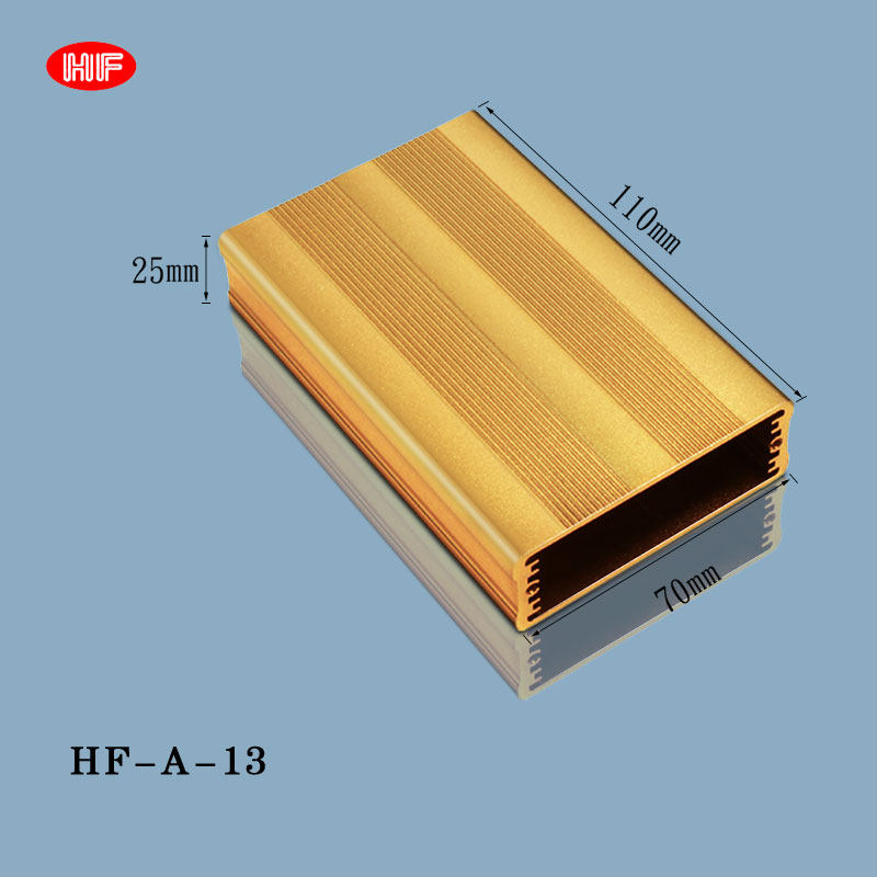 Aluminum alloy mainframe aluminum profile GPS shell shielding shell inverter shell HF-A-13 25*70mm 9#2 nails