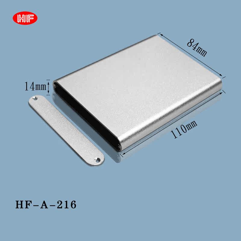 Aluminum extrusion material shell shielding GPRS shell amplifier inverter power shell HF-A-216 203# 14*84mm