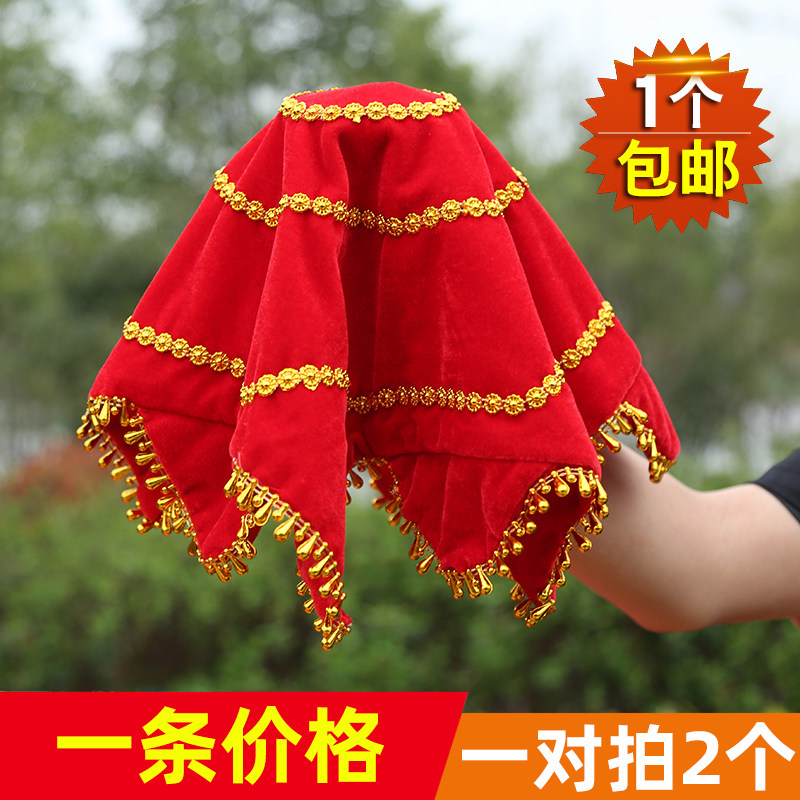 Dance handkerchief duo turn non-pair exam thickened Northeast Yangge adult handkerchief octagonal scarf dancing handkerchief flower