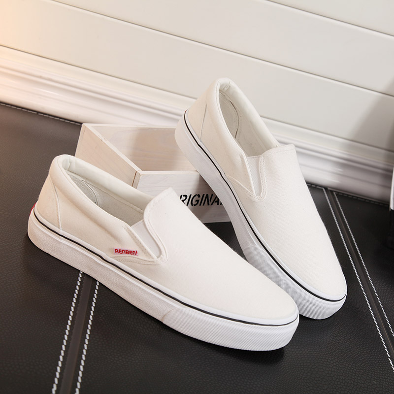 Men's Canvas Shoes Men's Summer Men's Shoes Simple Men's All-match Trend Cloth Shoes Sneakers Casual Shoes Small White Shoes Men