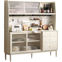 Source Woody White Dining Side Cabinet Minimale Restaurant Solid Wood Lockers Cream Wind Home Kitchen Dishes Disposal Cabinet