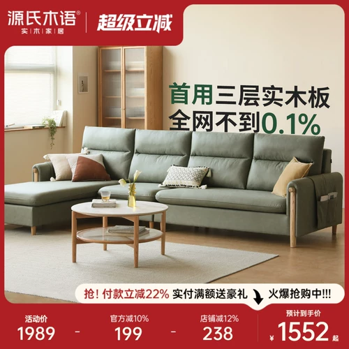 源氏木语 Ткань, современный диван для гостиной, наука и технология