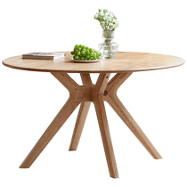 Source Table ronde sur le bois massif de bois Table ronde Table ronde Minimalistes modernes Table de la Table ronde sur les petits types de familles Table de lalimentation éolienne