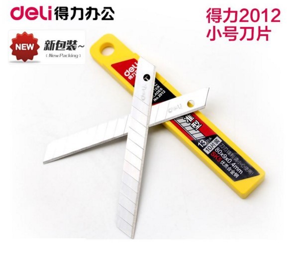 Right-hand man's knife sheet 9mm quality carbon steel small number blade cut paper knife head replacement with small knife sheet 2012