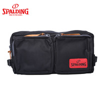 Spalding running bag Mens Outdoor Backpack Sports Leisure Tide Bag Running Riding Satchel Multi-function Mobile Phone Bag