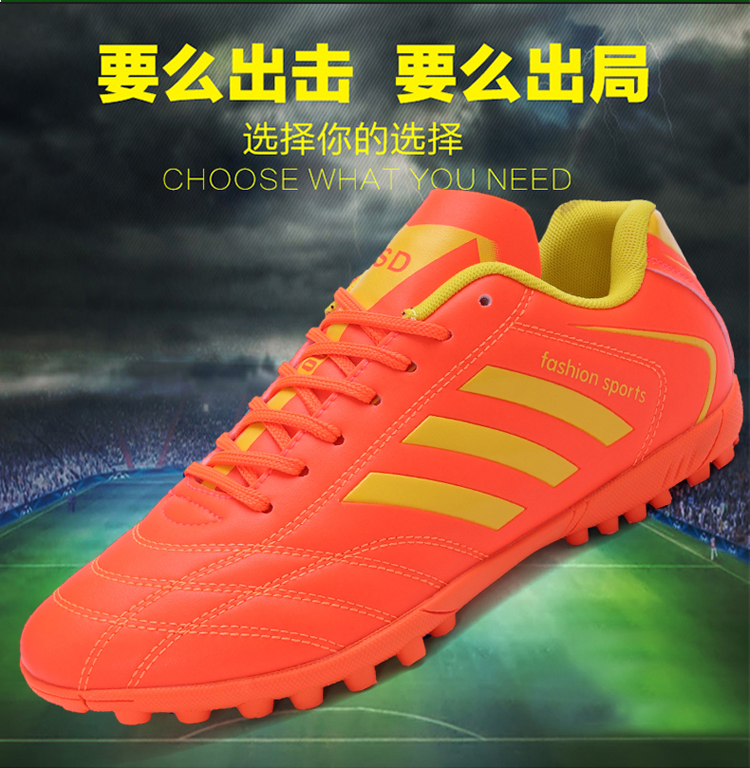 Chính hãng dành cho người lớn giày bóng đá nam bị hỏng nail cỏ nhân tạo ag nail cậu bé sinh viên đào tạo giày thể thao đáy phẳng trượt sneaker nam
