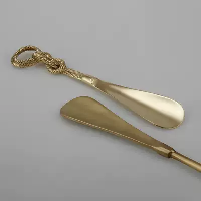 European style retro brass shoes pulpers India handmade shoes porch home shoes creative gift shoes