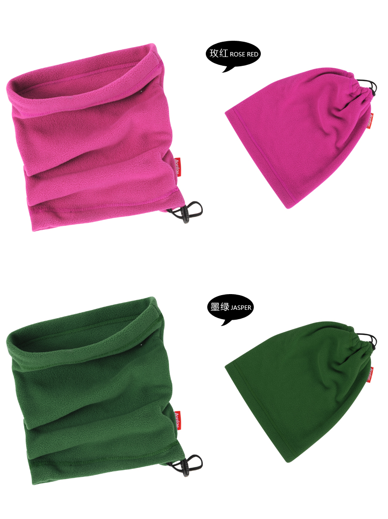 Cưỡi ngoài trời liền mạch headband lông cừu ấm khăn quàng khăn quàng kính màu rắn nam và nữ mũ khăn rằn phượt