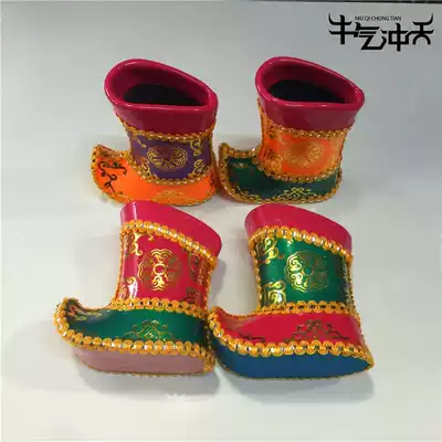 Mongolian boots pen holder Grassland game souvenir Mongolian characteristics creative gift pen holder decoration pen holder