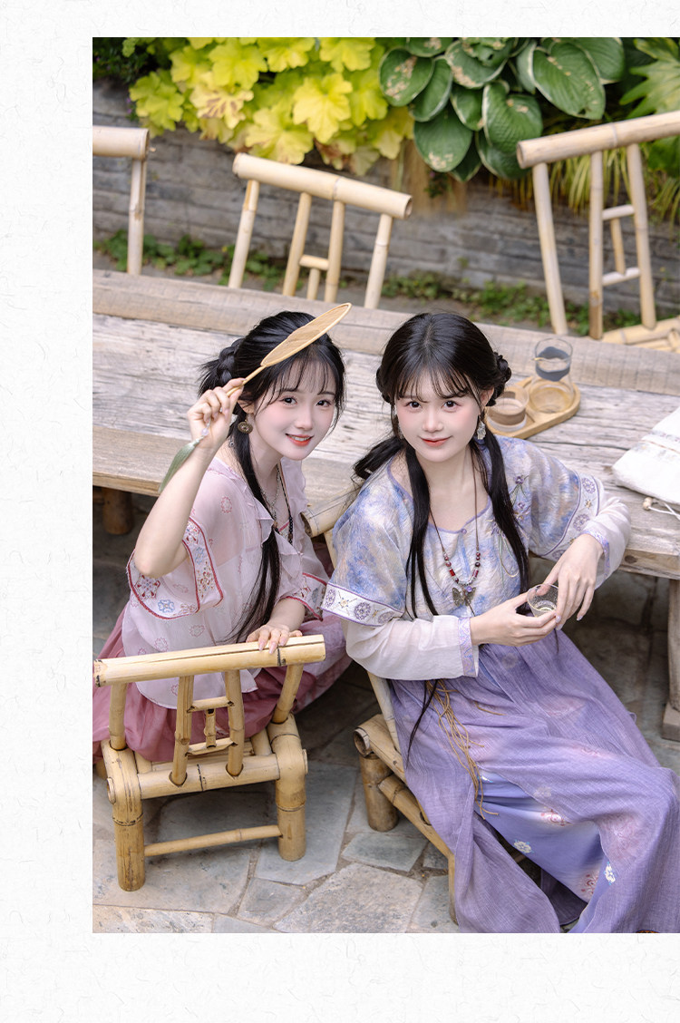 Китайцы одежда наборы 川黛时光：风回南诏 坦领上衣灯笼裤改良汉服国风汉元素套装女夏