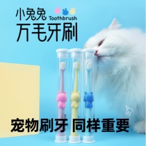 PURE PURE PURE rabbit ten thousand root hair soft toothbrush pet cat dog clean teeth to remove bad breath to protect gums