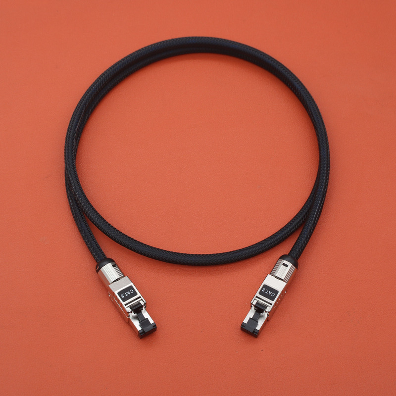 E-Sports Category 8 Network Cable, Home Audio, 10Gbps Hifi Shielded Broadband, Category 8 High-Speed Gigabit Cat8 Network Jumper