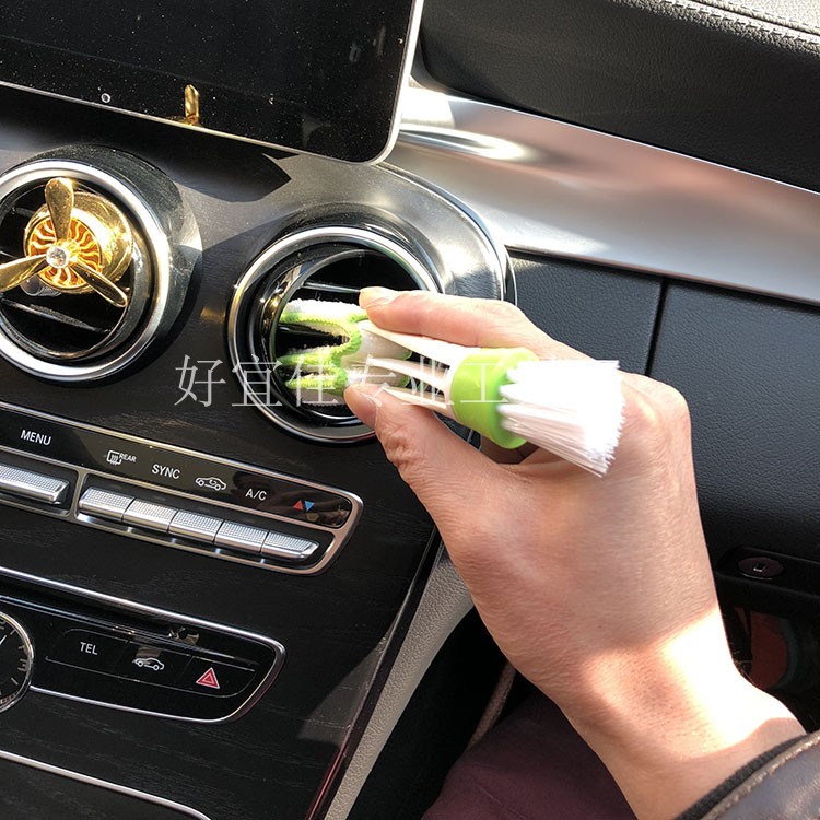 Air outlet cleaning brush cleaning tool cleaning tool for air outlet of air outlet shutter of car multifunction vehicle