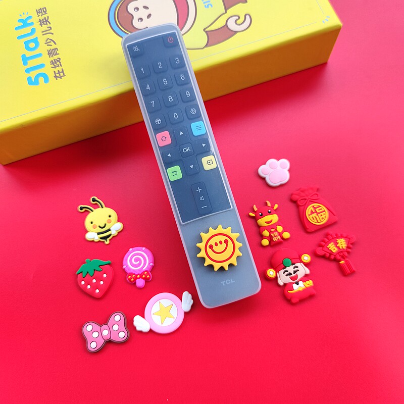 TCL TV remote control protective cover silicone cover ARC801LDCI1 all-inclusive fall-proof cover dust-proof water HD simple