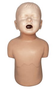 幼儿窒息模型埂塞训练海姆立克法训练半身儿童